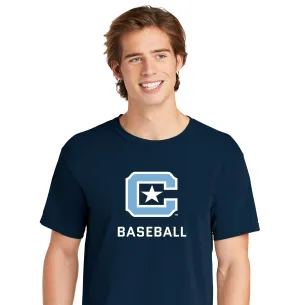 The Citadel C,Sports - Baseball,  Comfort Colors ® Heavyweight Ring Spun Tee Shirt