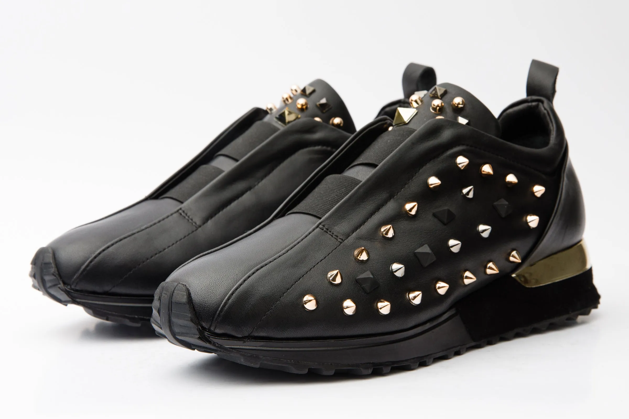 The Infanta Black Spike Leather Women Sneaker Limited Edition