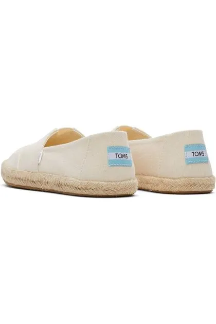 Toms Footwear Alpargata Recycled Cotton Rope Espadrille Natural