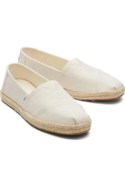 Toms Footwear Alpargata Recycled Cotton Rope Espadrille Natural