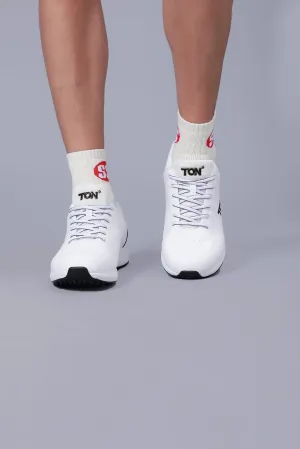 Ton White  Edition rubber cricket  Shoes