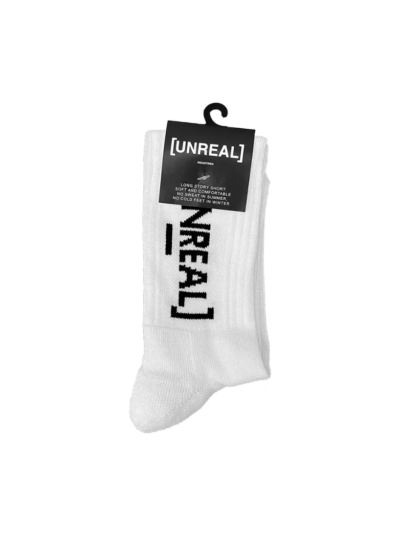 UNREAL Big Logo Socks Black