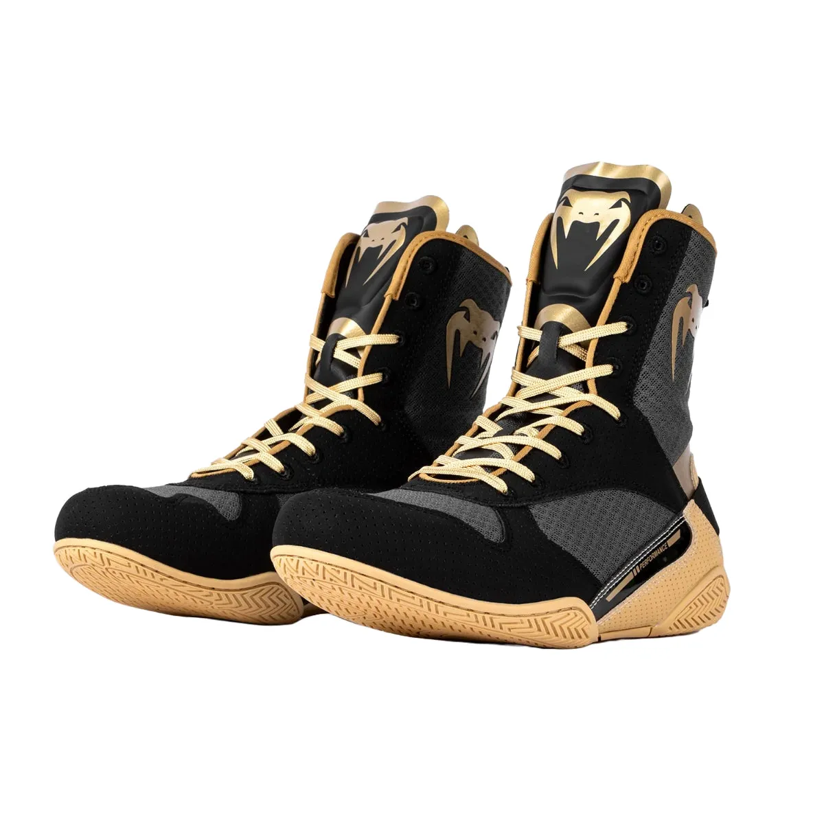 Venum Elite Boxing Shoes Black/Beige