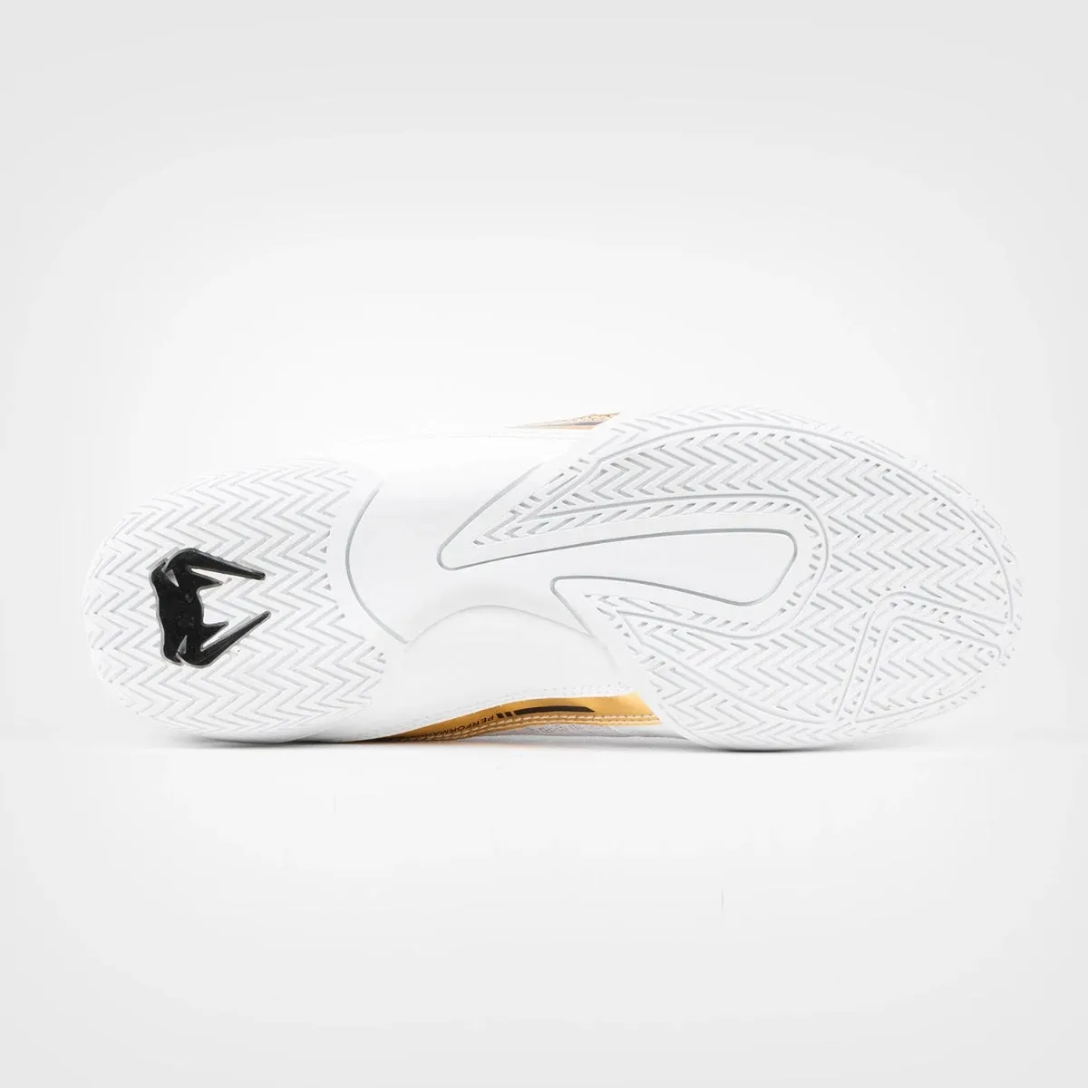 Venum Elite Boxing Shoes White/Black/Gold