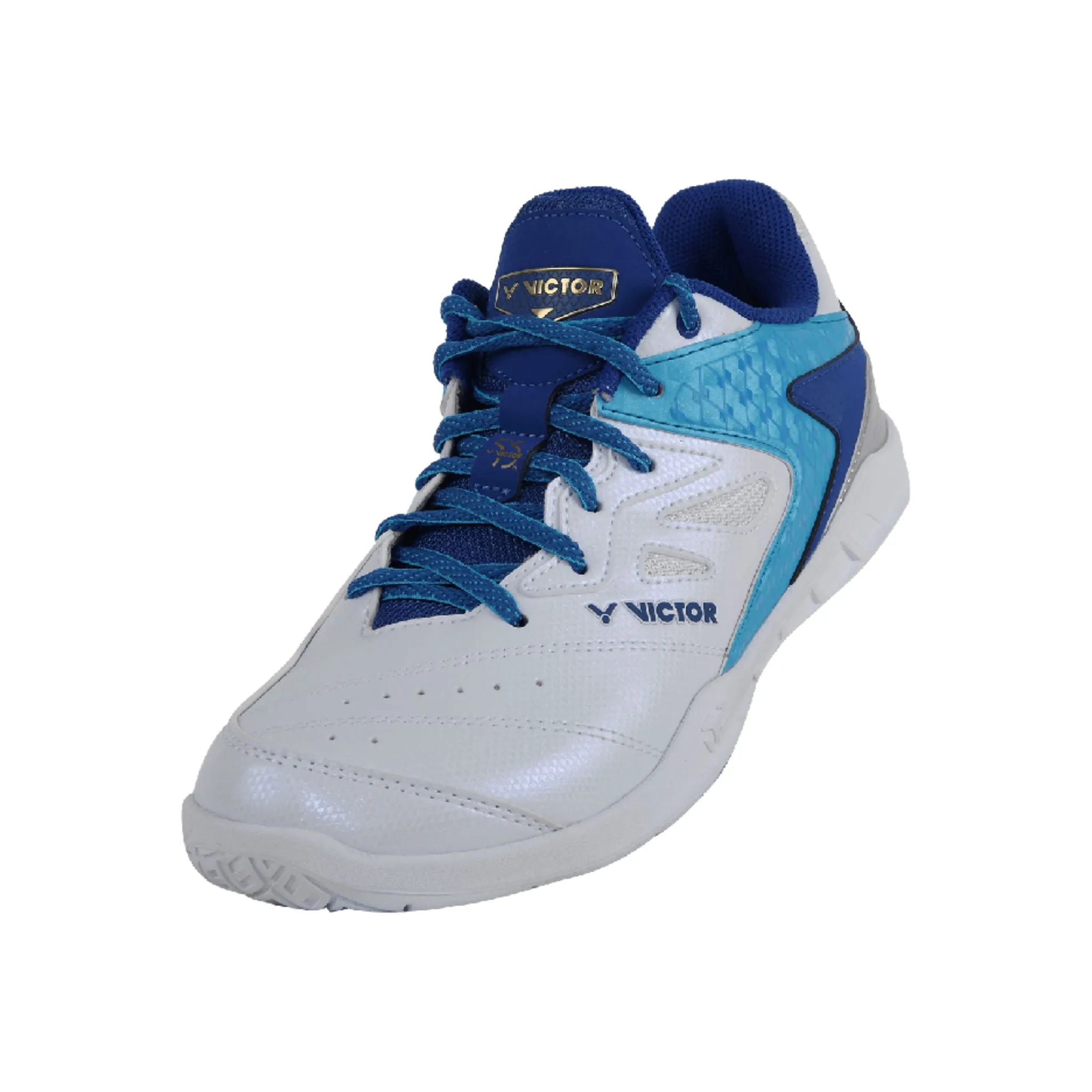 Victor 55th Anniversary Badminton Shoes [White/Blue] P9200IIITD-55 AF