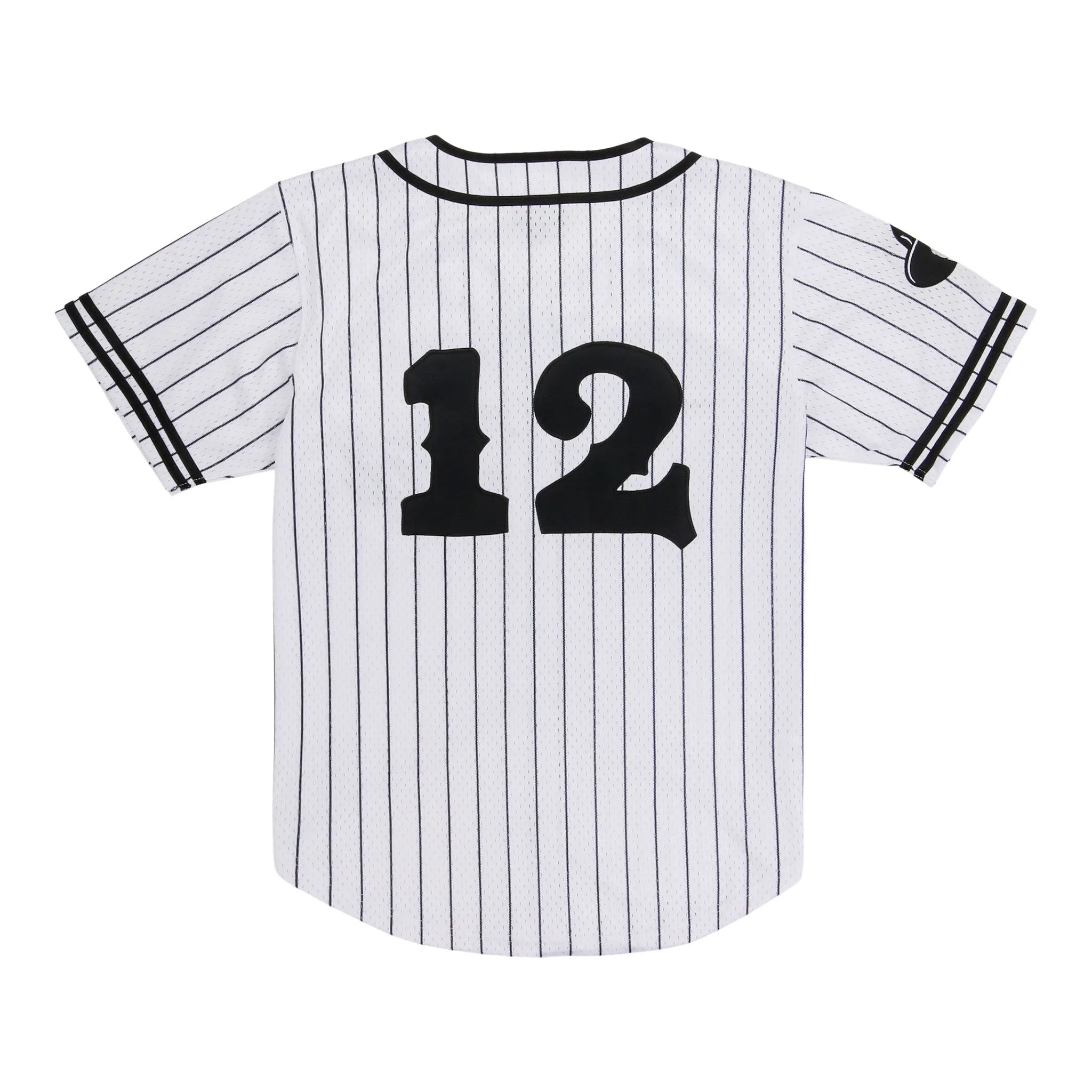 Victus Pinstripe Button-Up Mesh Jersey