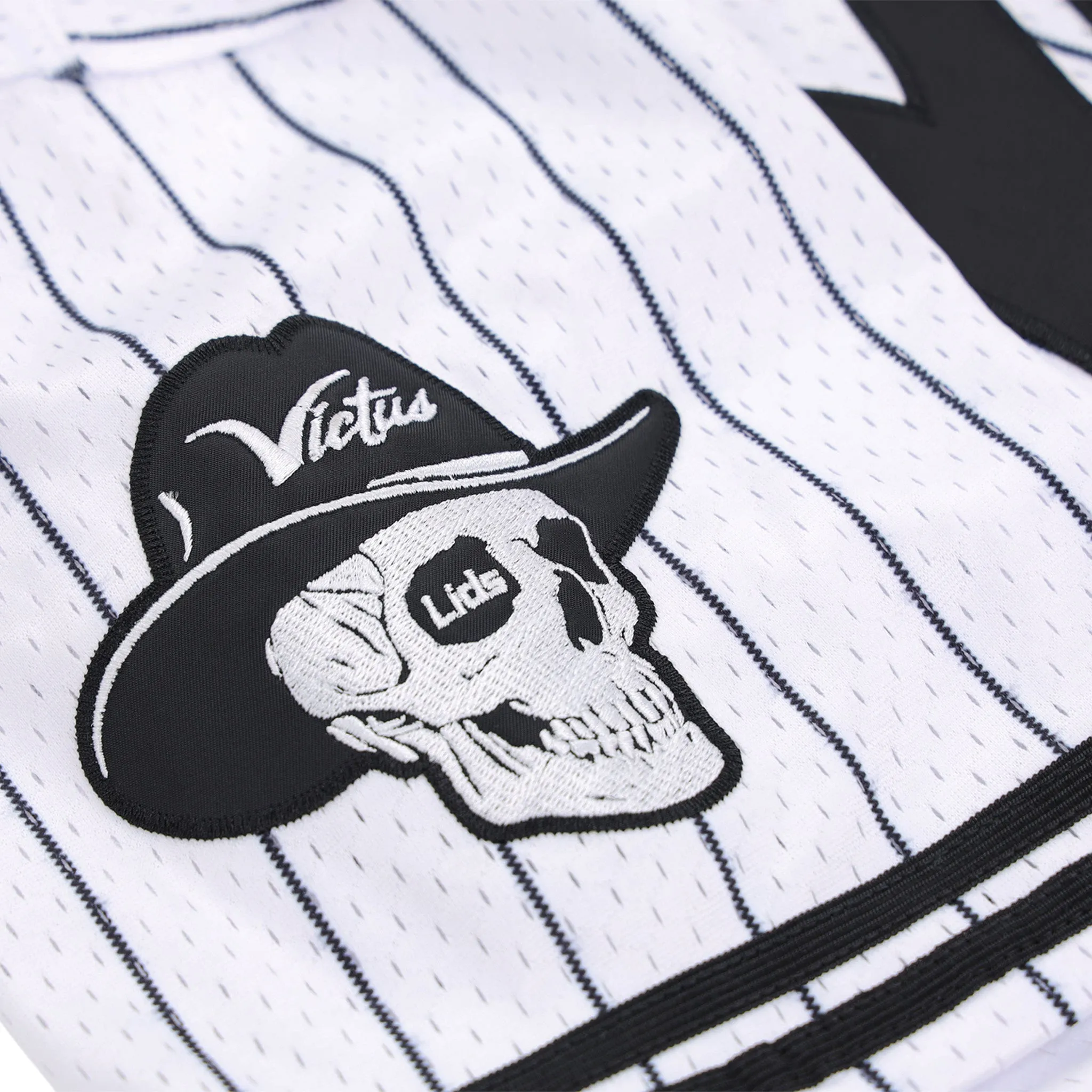 Victus Pinstripe Button-Up Mesh Jersey