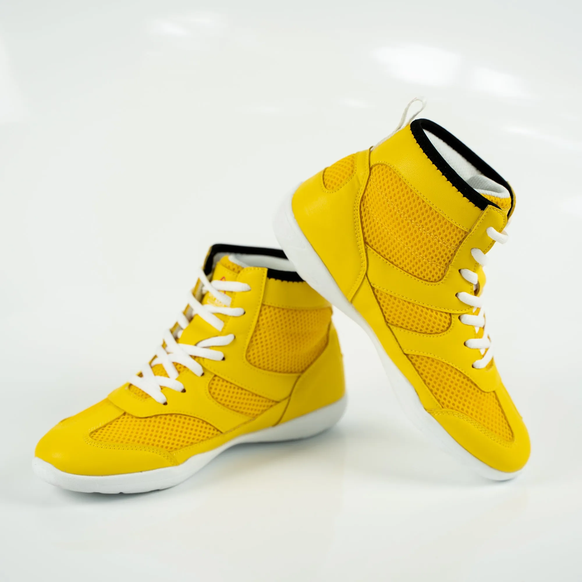 Vigor Hightop Dance Sneakers - Yellow