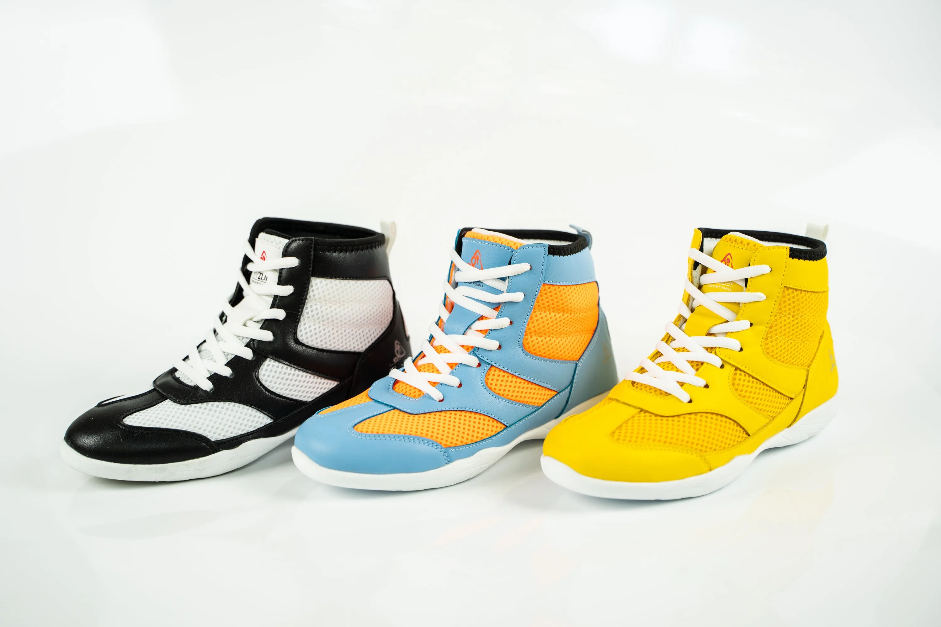 Vigor Hightop Dance Sneakers - Yellow