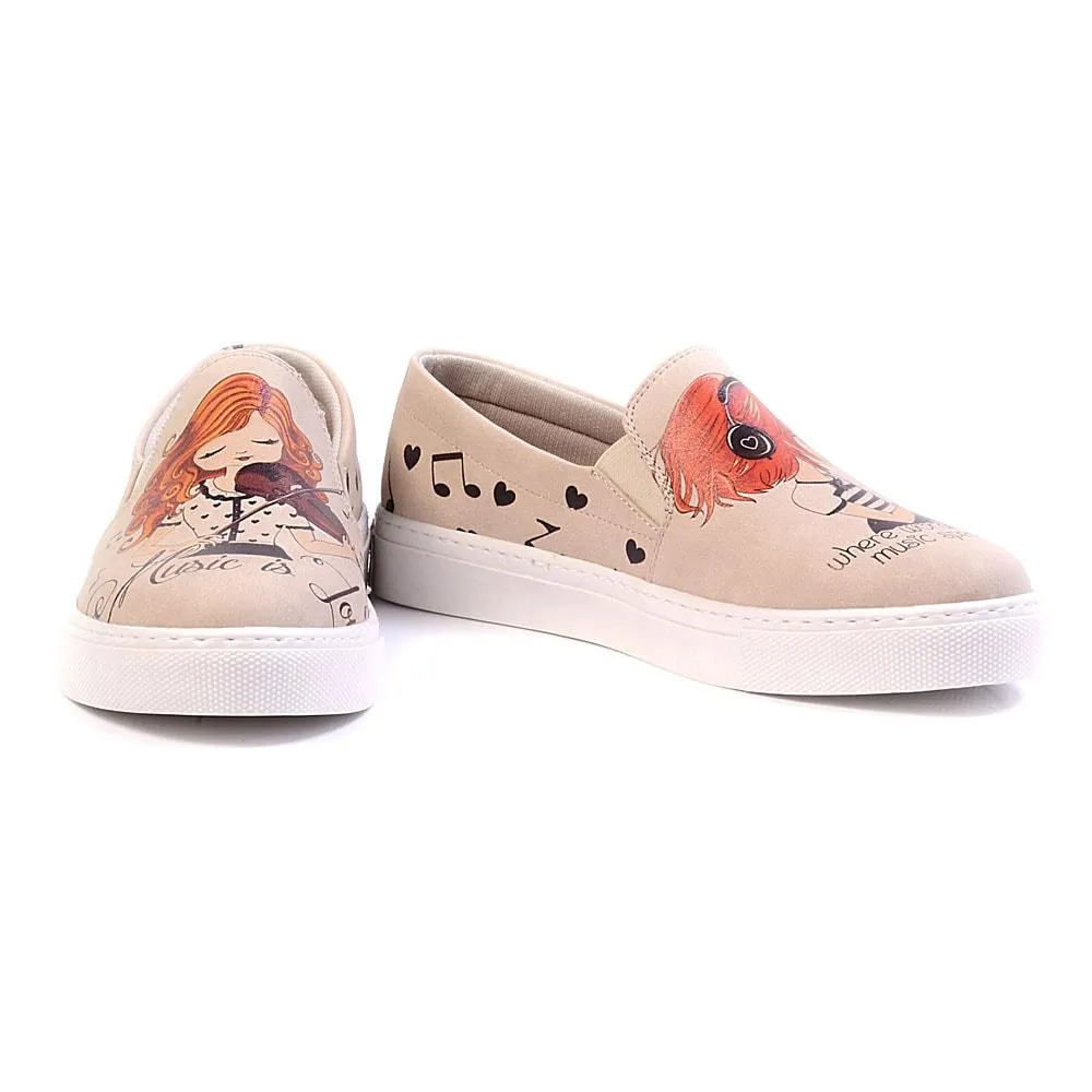 Violinist Girl Sneaker Shoes VN4023