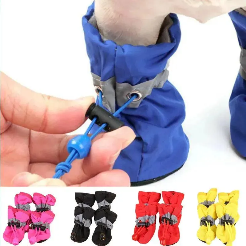 Waterproof Pet Dog Shoes Set