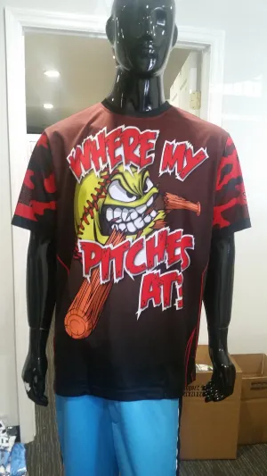 Where My Pitches At - Custom Full-Dye Jersey