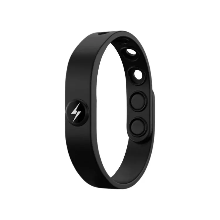 Wireless Anti-Static Silicone Bracelet(Black Simple)