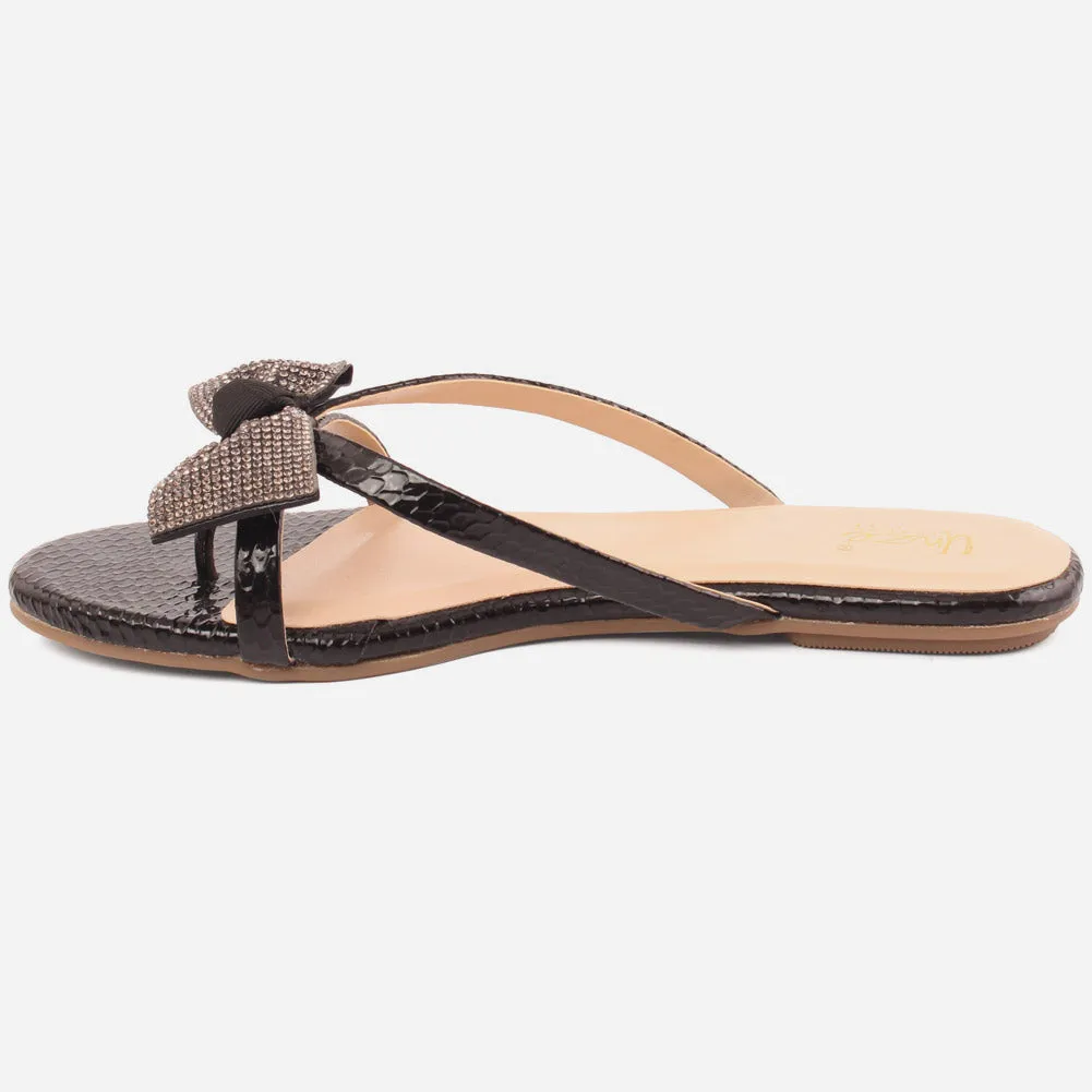 Women "Najwa" Flat Evening Slipers