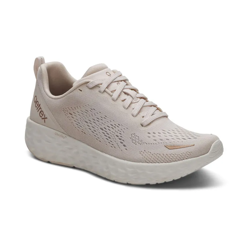 WOMEN'S AETREX DANIKA ARCH SUPPORT SNEAKER | IVORY