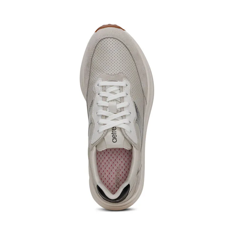 WOMEN'S AETREX EMILY SNEAKER | CHALK