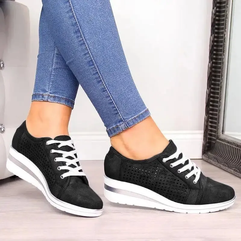 Women's Breathable Trainers Platform Sneakers