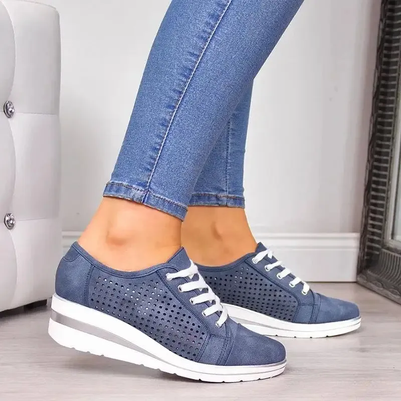 Women's Breathable Trainers Platform Sneakers