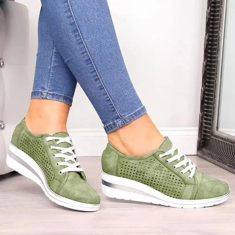 Women's Breathable Trainers Platform Sneakers