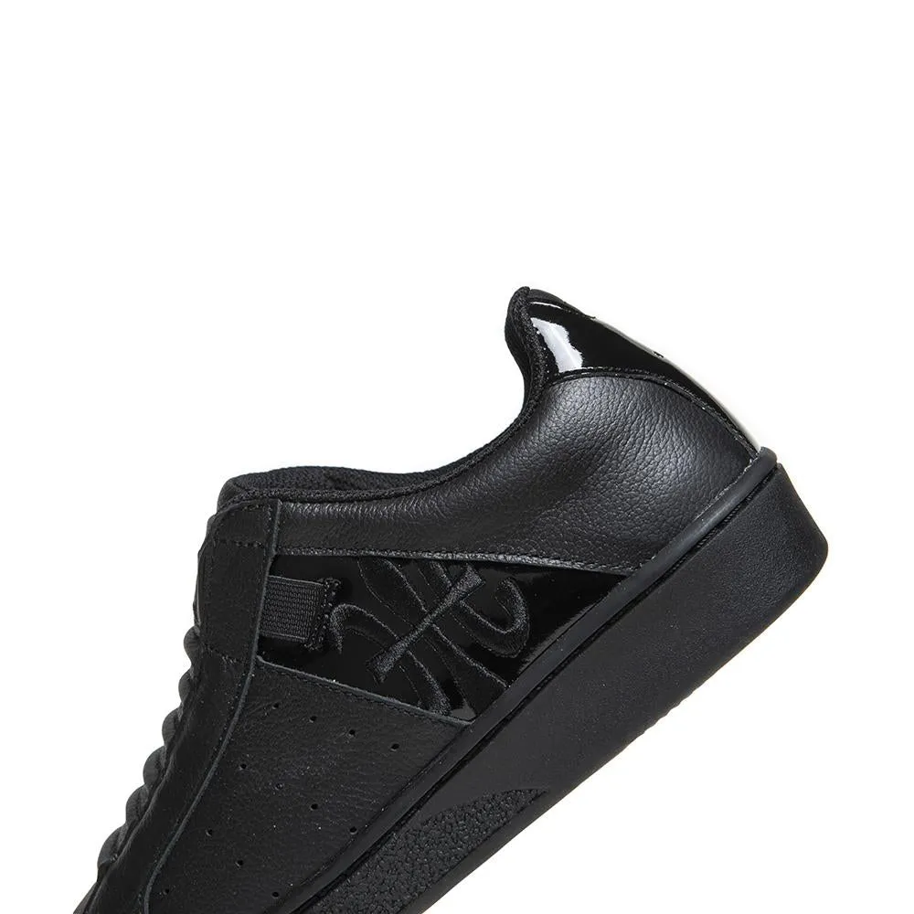 Women's Icon Black Logo Leather Sneakers 91912-999