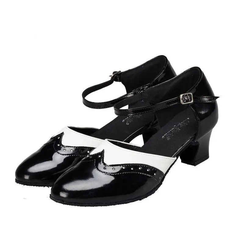 Women's Leatherette 5cm/6cm Heels Latin With Buckle Ballroom Dance Shoes/Modern Shoes