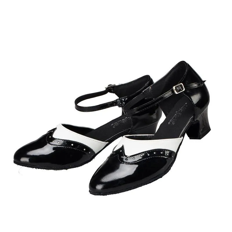 Women's Leatherette 5cm/6cm Heels Latin With Buckle Ballroom Dance Shoes/Modern Shoes