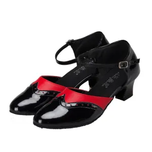 Women's Leatherette 5cm/6cm Heels Latin With Buckle Ballroom Dance Shoes/Modern Shoes