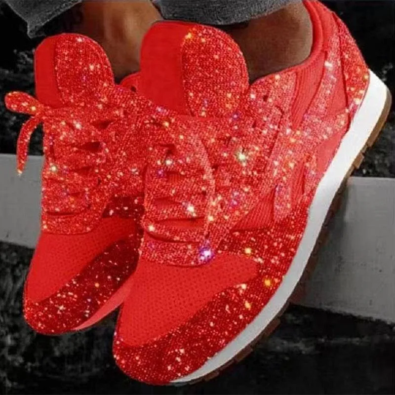 Women's Sequined Casual Sports Shoes