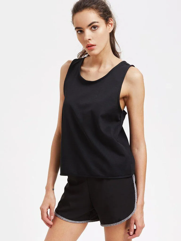 Wrap Back Sports Top