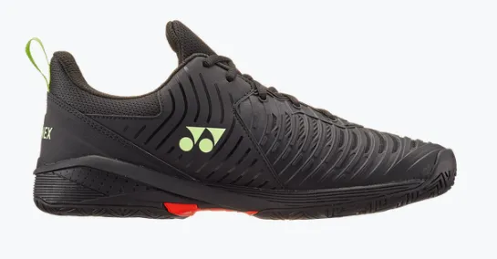 Yonex Power Cushion Sonicage 3 Men's Shoes:  All Courts [Black/Lime]