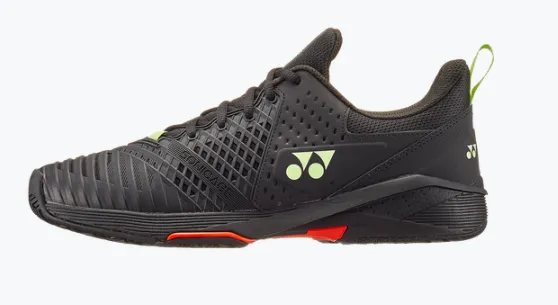 Yonex Power Cushion Sonicage 3 Men's Shoes:  All Courts [Black/Lime]