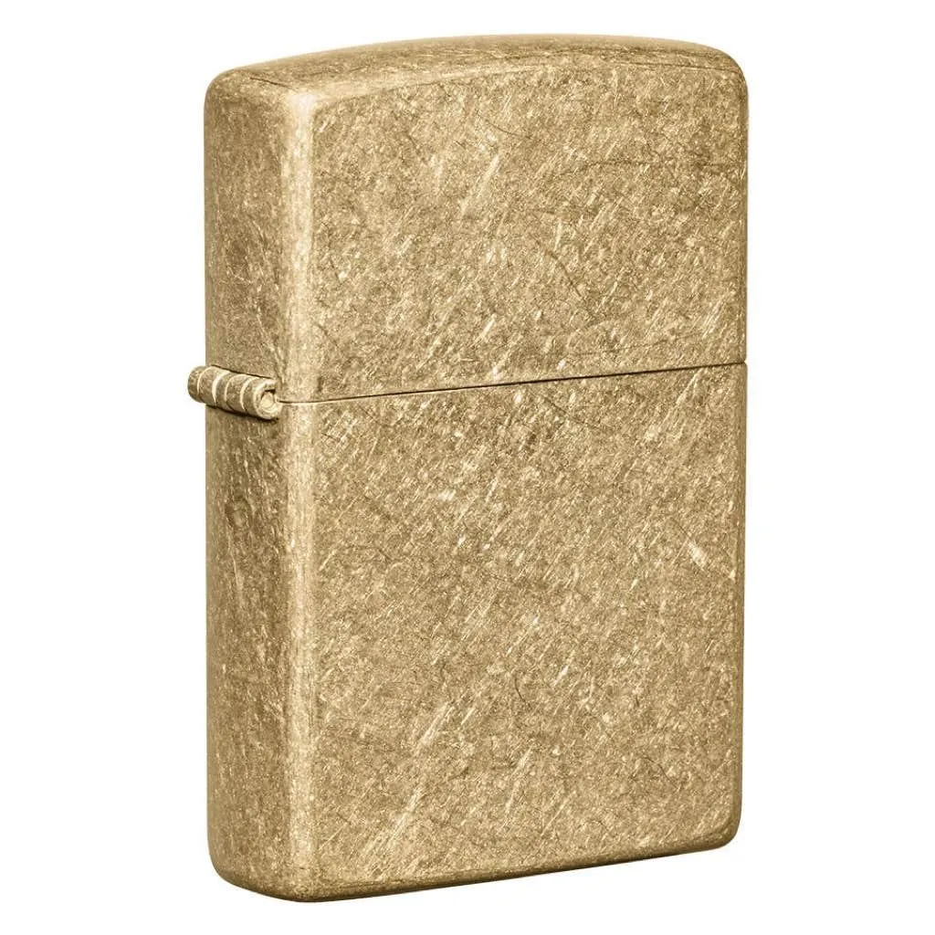 Zippo Regular Tumbled Brass - 49477